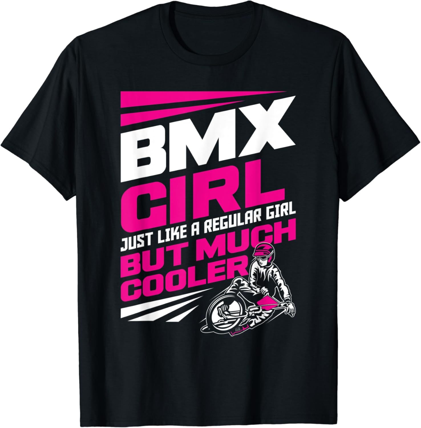 BMX Bike Biking Bicycle BMX Lover BMX Biker BMX Girl TShirt Amazon